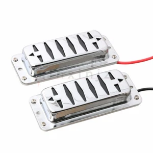 Mini Humbucker Doppelspule Hals Brücke Gitarren-Pickup für LP Gitarre Chrom - Bild 1 von 6