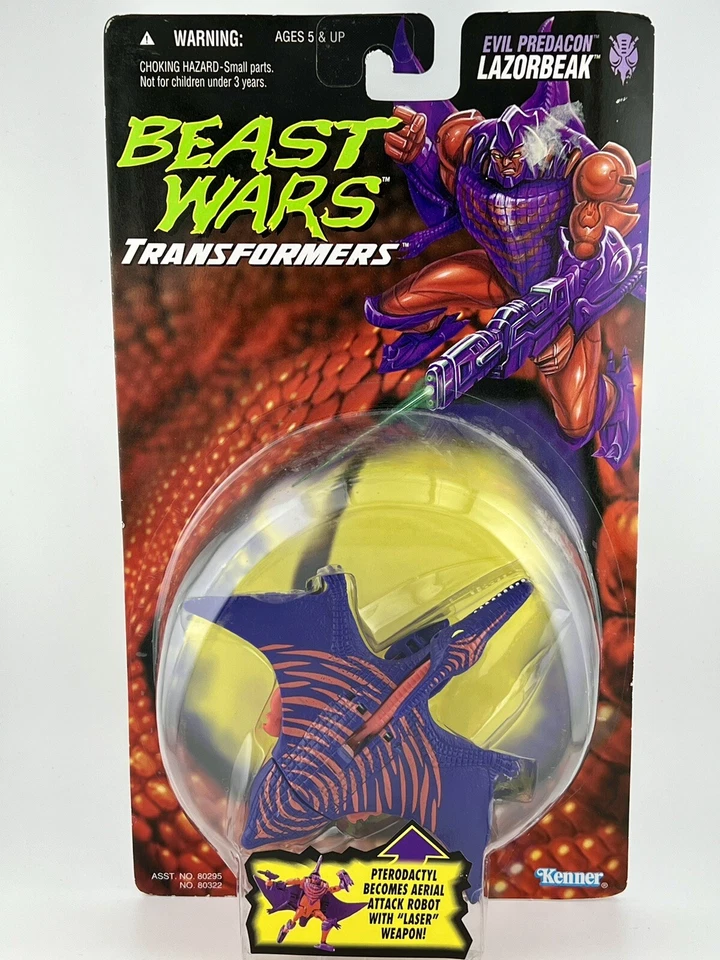 TRANSFORMERS BEAST WARS EVIL PREDACON 'LAZORBEAK'  1996 KENNER - Image 1 of 4