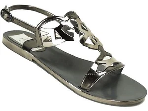 Stuart Weitzman Women's Gelfisher Jelly Sandals Graphite Jelly Size 6 M - Picture 1 of 6