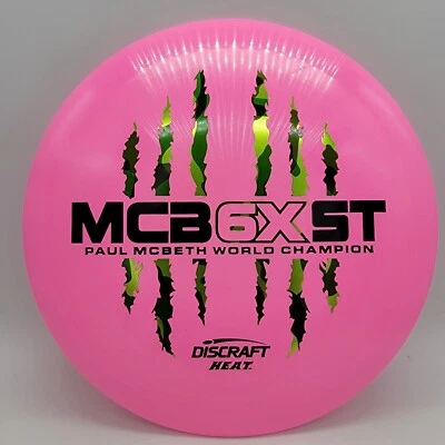 Discraft Heat Paul McBeth 6X McBeast Rosa/Camuflaje-Negro 173-174g Foto 1 de 3