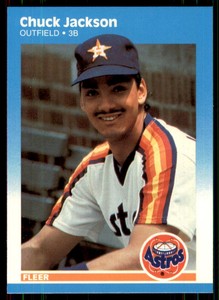 1987 Fleer Update Glossy Chuck Jackson Houston Astros #U-47