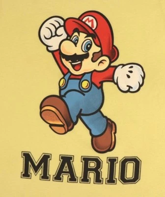 Camiseta Super Mario Amarilla XL 15-17 Niñas Nintendo Videojuego 2011 Super Hero  Foto 1 de 3