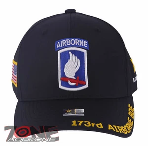 ¡NUEVO! GORRA GORRA GORRA GORRA NEGRA DEL EJÉRCITO DE ESTADOS UNIDOS 173A BRIGADA AEROTRANSPORTADA SOLDADO CIELO - Imagen 1 de 4