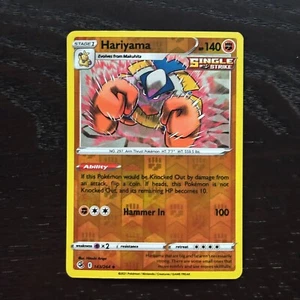 Hariyama 143/264 Pokemon Fusion Strike Sword & Shield Reverse Holo Uncommon NM - Picture 1 of 2
