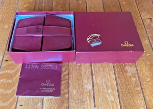 Scatola orologio vintage OMEGA vuota con manuali #P45 - Foto 1 di 9