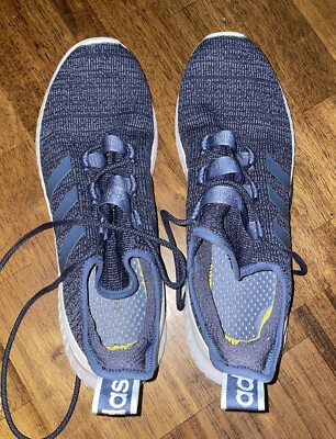 ADIDAS PureBoost Running Shoes Blue Knit BA8896 Men's US 12.5 Us - Image 1 of 4