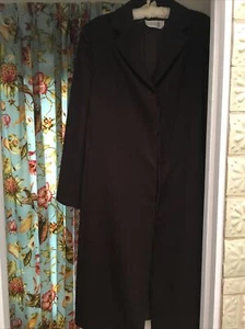 Bergdorf Goodman Brown Soft Wool Dress 14 16 XL - Picture 1 of 9