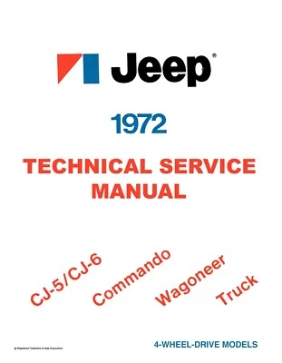 Jeep Shop Manual 1972 - Imagem 1 de 3