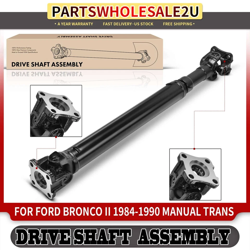 Задний опорный вал карданного вала 32,68 дюйма для Ford Bronco II 1984 1985 1986 1987-1990 - Изображение 1 из 4