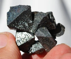 RARE Mineral Pseudomorph Hematite AFTER Magnetite Large 1.6" Argentina 126cc - Picture 1 of 24