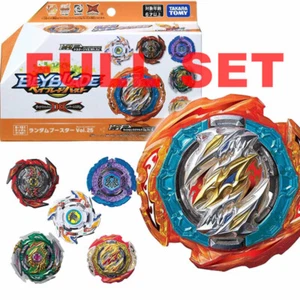 TAKARA TOMY Full Set Of 6 Booster Vol.25 Burst Beyblade GT B-181 Official New - Picture 1 of 9