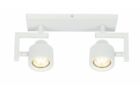 ALENIS 2 White Double Surface Mounted Wall Ceiling Spot light for GU10 Bulb