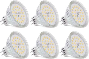 6x MR16 GU5,3 LED Lampen, 3.8W 430 Lumen Nicht Dimmbar 12V,120° Abstrahlwinkel - Bild 1 von 25