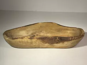 PRIMITIVO trinciapasta legno grezzo intagliato a mano rustico oblungo 10,5" - Foto 1 di 24