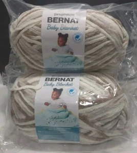 Bernat Yarnspirations LITTLE SANDCASTLES Baby Blanket Polyester Yarn 220 yds - Picture 1 of 6