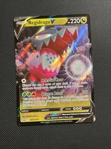 Pokemon Card Regidrago V SWSH281 Black Star Promo Ultra Rare Near Mint 281 - Bild 1 von 3