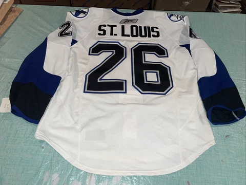 Adult 52 Authentic Meigray Reebok Jersey Martin St. Louis Team Issue Lightning Cover