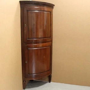 ANTIKE ECKSCHRANK Louis XVI - NUSSBAUM - Italien 18.Jh. - Bild 1 von 16