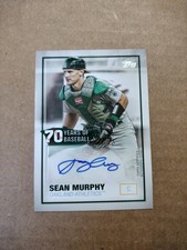2021 Topps 70 Years Of Baseball Autograph Sean Murphy #178 Auto