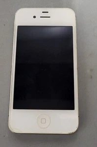 Apple iPhone 4 - 16 GB - White A1349 For Parts Or Fix - Afbeelding 1 van 3