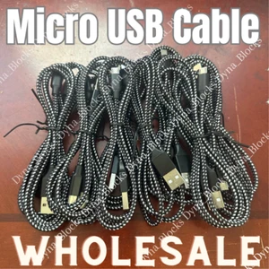 Bulk Lot 3/6/10FT Micro USB Fast Charger Cable For Samsung LG Charging Data Cord - Picture 1 of 18