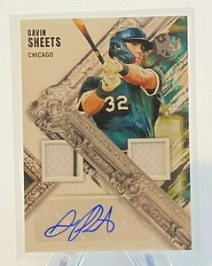 2022 Panini Diamond Kings GAVIN SHEETS RC Auto Dual Jersey Patch RPA - Picture 1 of 2