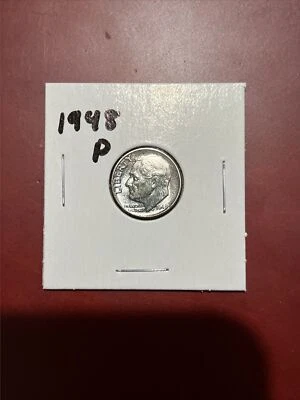 1948- P Silver Roosevelt Dime - Brilliant Uncirculated *flawless Full Torch* - Image 1 of 4