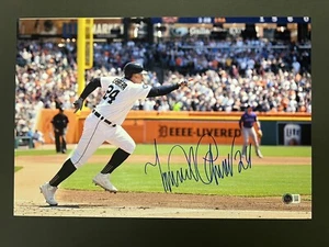 Miguel Cabrera Autographed Signed 12x18 Photo Detroit Tigers Beckett - Picture 1 of 3