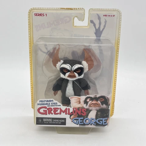 Gremlins Mogwai George Figure Poseable Eyes Series 1 NECA Reel Toys Damaged Box Cover