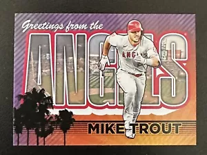 2022 Topps Archives MIKE TROUT Postcard Insert #PC-1 Angels - Picture 1 of 2