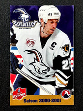 QUEBEC CITADELLES 2000-01 AMERICAN HOCKEY LEAGUE POCKET SCHEDULE 00-01     36941