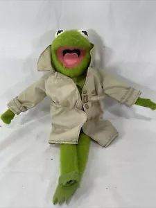 VINTAGE STUFFED TOY FROG KERMIT FISHER PRICE 857 JIM HENSON MUPPET CHARACTER - Picture 1 of 2