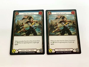 Scar for a Scar Blue (X2) Welcome To Rathe UNLIMITED Flesh and Blood WTR193 - Picture 1 of 2