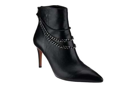 NUEVO GILI G.I.L.I. Botines de cuero con detalle de cadena - Maxette NEGRO 11 A269808 Foto 1 de 4