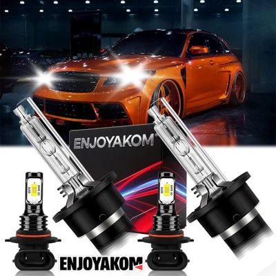 Kit de faros LED de alta baja + bombillas antiniebla HID 4x para Infiniti FX35 2003-2005 Foto 1 de 4