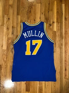 CHRIS MULLIN Champion GOLDEN STATE WARRIORS Authentic Jersey 44 Pacers Webber - Bild 1 von 4