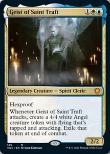 NM M - Geist of Saint Traft: Commander 2021 Crimson Vow - Picture 1 of 1