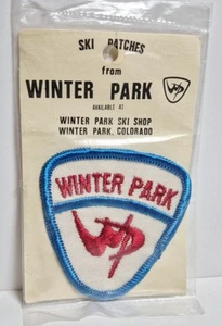 Sealed Vintage Winter Park Colorado CO Embroidered Ski Shop Skiing Patch, New - Picture 1 of 8