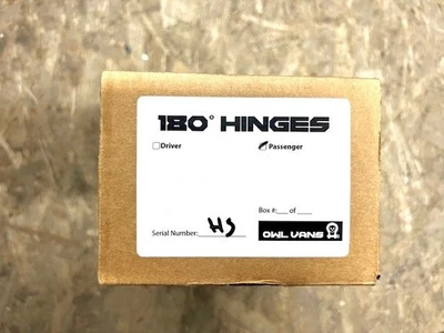 Owl Vans 180deg hinge set Mercedes Sprinter; passenger side Foto 1 de 4