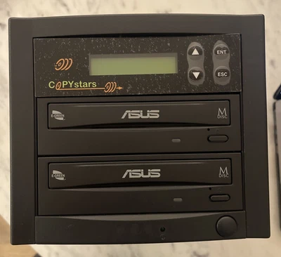 CopyStars 1-to-1 CD DVD Duplicator w/ ASUS M-Disc Drives – New in Box - Image 1 of 4