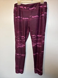 The North Face Womens Activewear Wine/pink Legging Size Large. - Picture 1 of 7