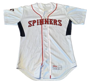 #57 Game worn Lowell Spinners Jersey size M Wilson White - Picture 1 of 5