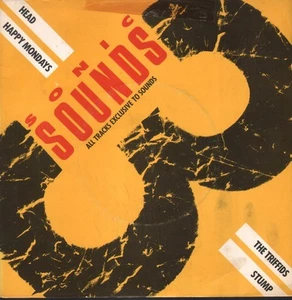 Various Artists Sonic Sounds 3 7" vinyl UK 1987 featuring Happy Mondays, Head - Picture 1 of 4