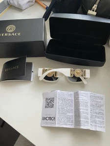 Versace Biggie White + Luxotica Original Certificate And Serial number Code - Bild 1 von 7