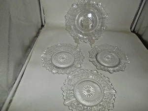 Atemberaubendes 4er Set Cambridge Chantilly geätzt 8,5" Martha #123 Salatteller - Bild 1 von 13