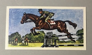 Comet Sweets 1959 primera serie logros olímpicos #16 salto a caballo (C) - Imagen 1 de 2