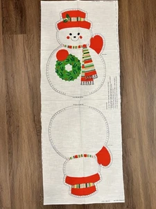 Panel de tela Spring Mills muñeco de nieve gigante cortar y coser de colección sin cortar #7512 - Imagen 1 de 3