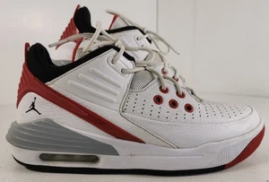Zapatillas deportivas Jordan Max Aura 5 blancas rojas universitarias DZ4353-101 UK7 - Imagen 1 de 17