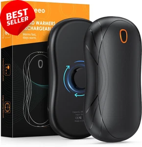 Rechargeable Hand Warmer 3 Heat Levels Long Lasting Portable Heater Winter Gift - Picture 1 of 12