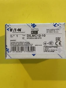 NUOVO EATON DILMC12-10, XTCEC012B10TD 24VDC, contattore spedizione gratuita negli Stati Uniti! - Foto 1 di 4